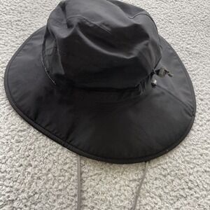 Outdoor Research Gore-Tex Bucket Hats Mens Size‎ M Black  String Hiking Fishing